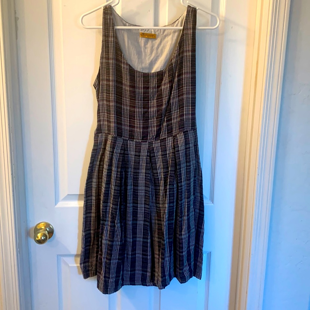 Knit multicolored dress. Size L